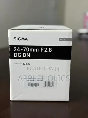 Brand New Sigma 24-70 Mm F2.8 Lense