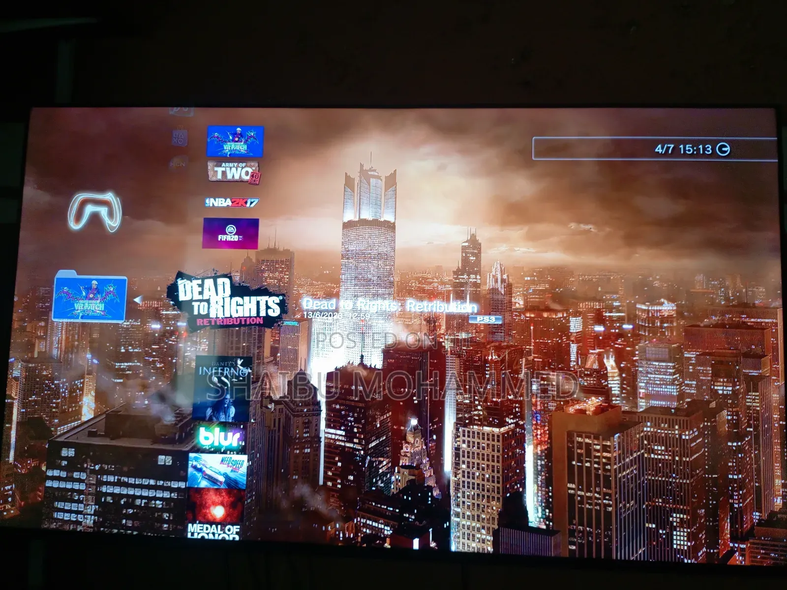 Ps3 Slim (Loaded 13 Games)