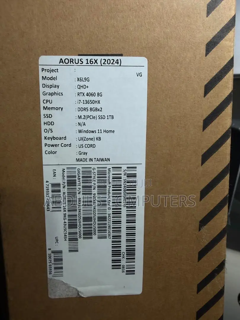 New Laptop 16GB Intel Core i7 SSD 1T