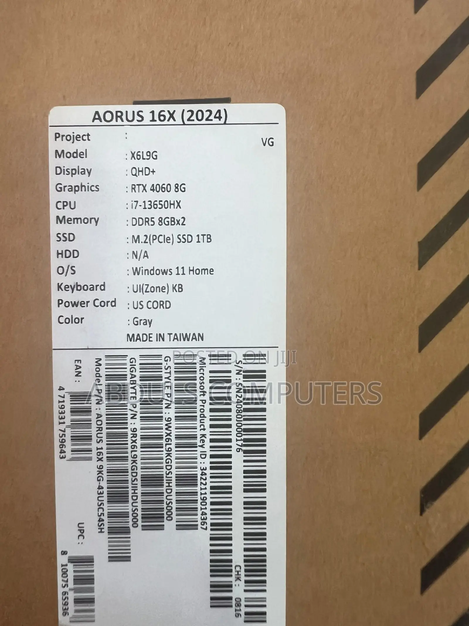 New Laptop 16GB Intel Core i7 SSD 1T