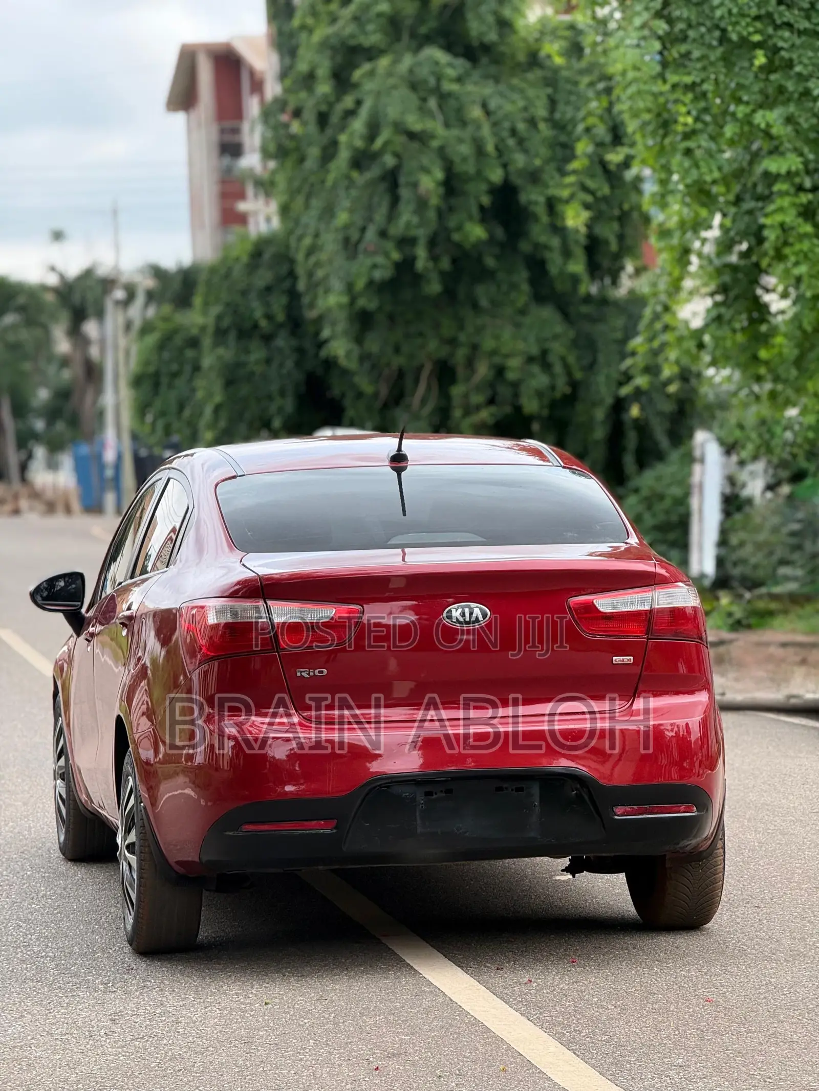 Kia Rio EX 4dr Sedan (1.6L 4cyl 6A) 2015 Red