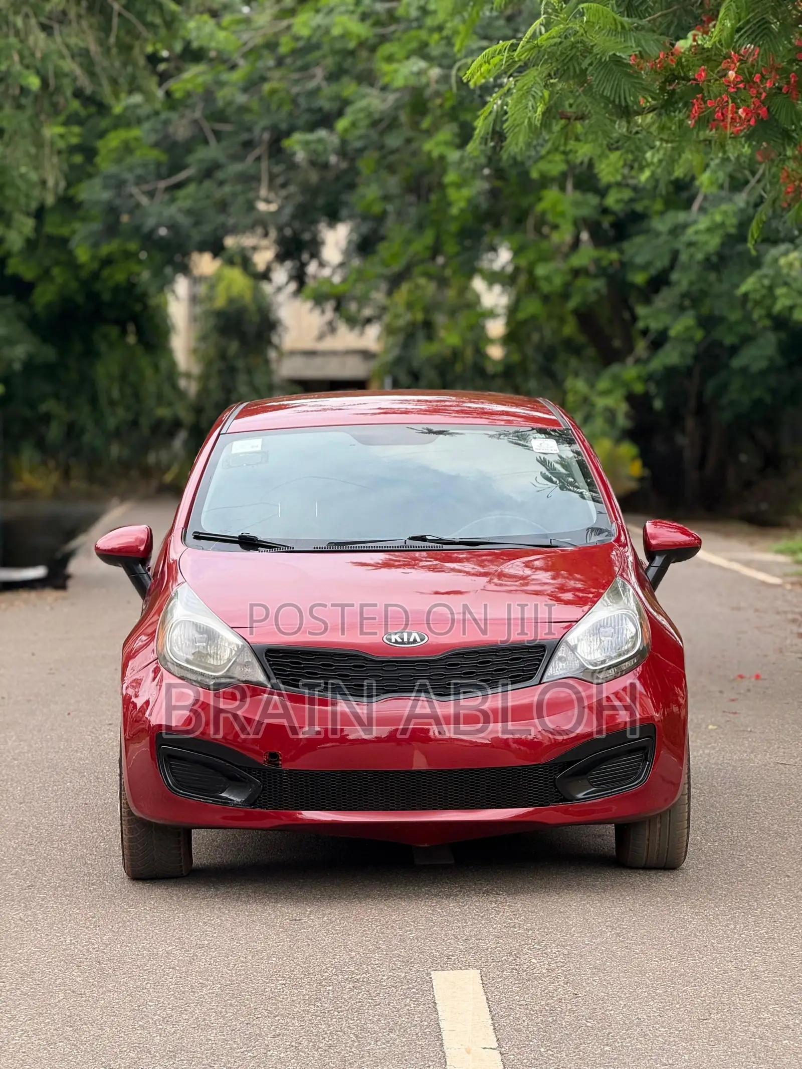 Kia Rio EX 4dr Sedan (1.6L 4cyl 6A) 2015 Red