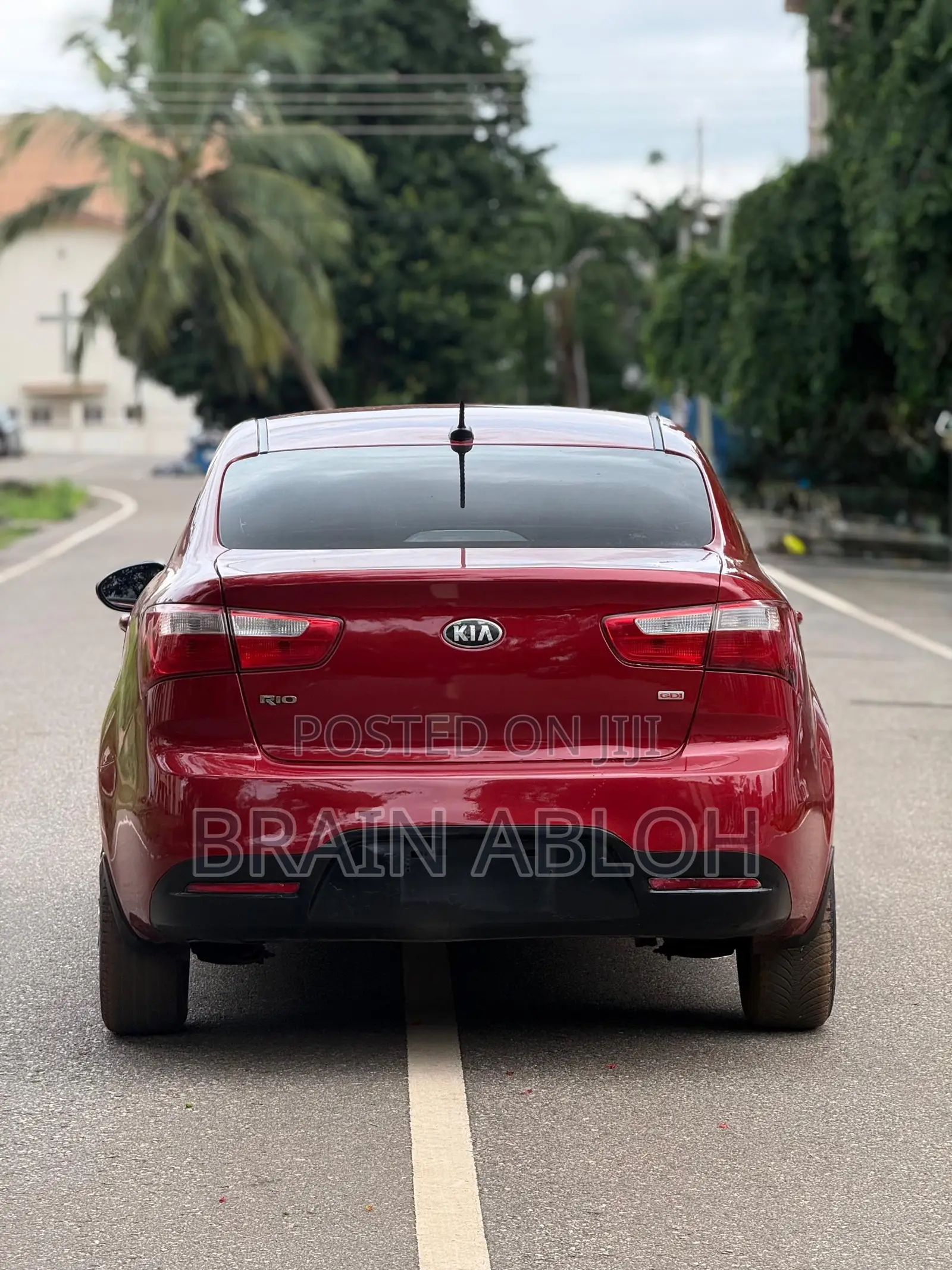 Kia Rio EX 4dr Sedan (1.6L 4cyl 6A) 2015 Red