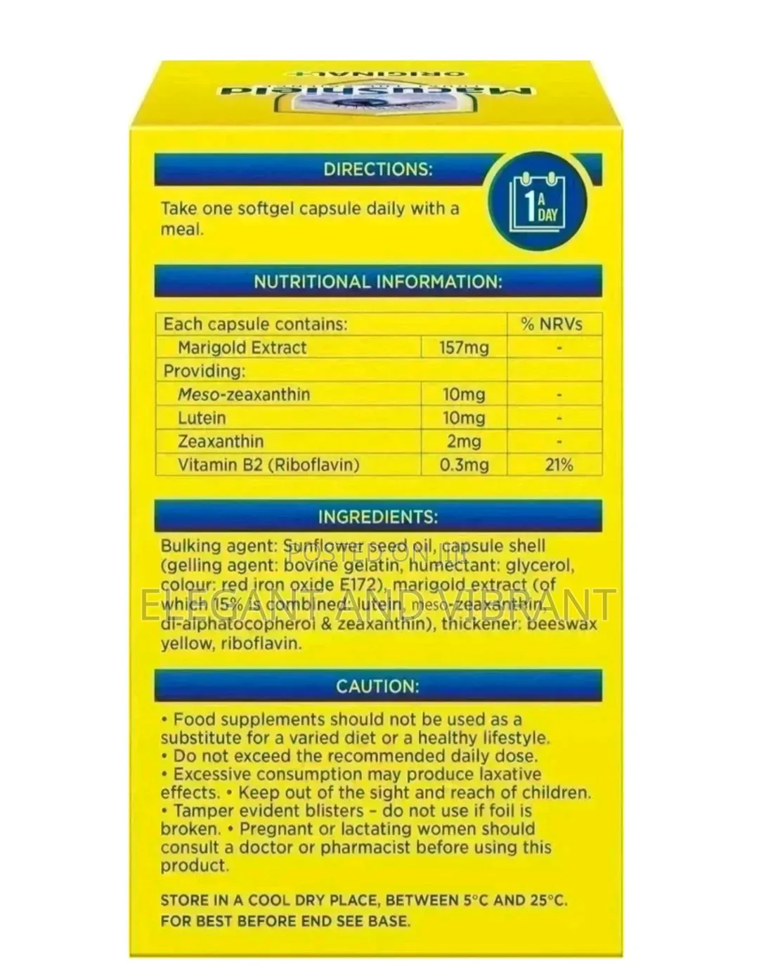 Macushield Original Plus Capsules 90 Day Eye Health Food Supplement