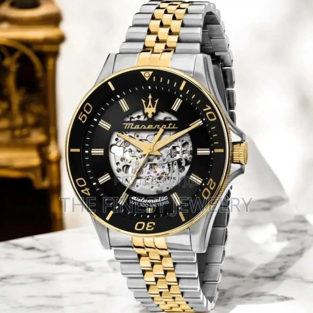 Maserati Sfida Skeleton Automatic Watch R