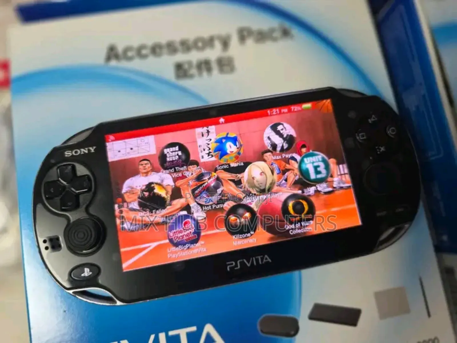 Play Station Vita With 16games