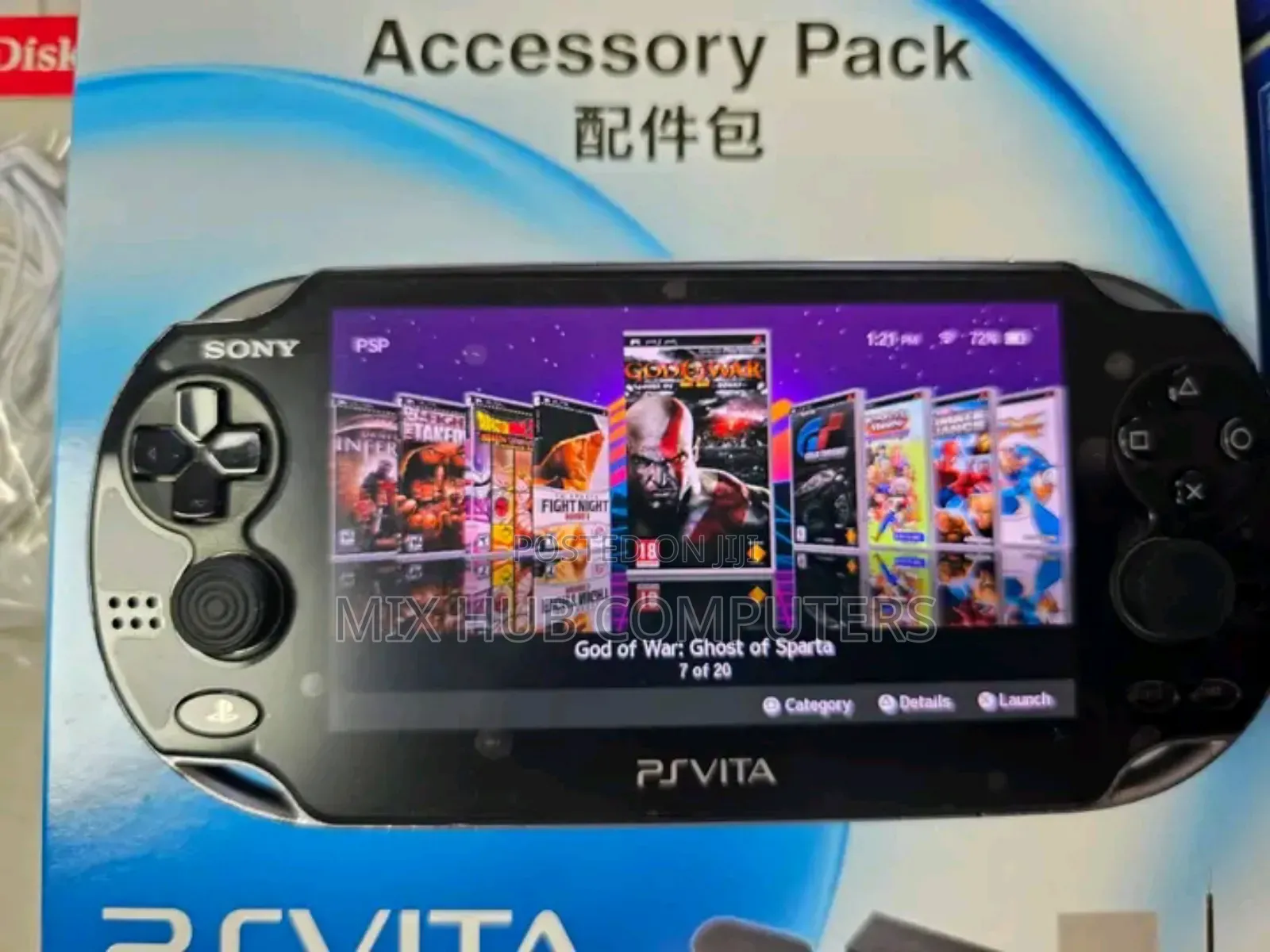 Play Station Vita With 16games