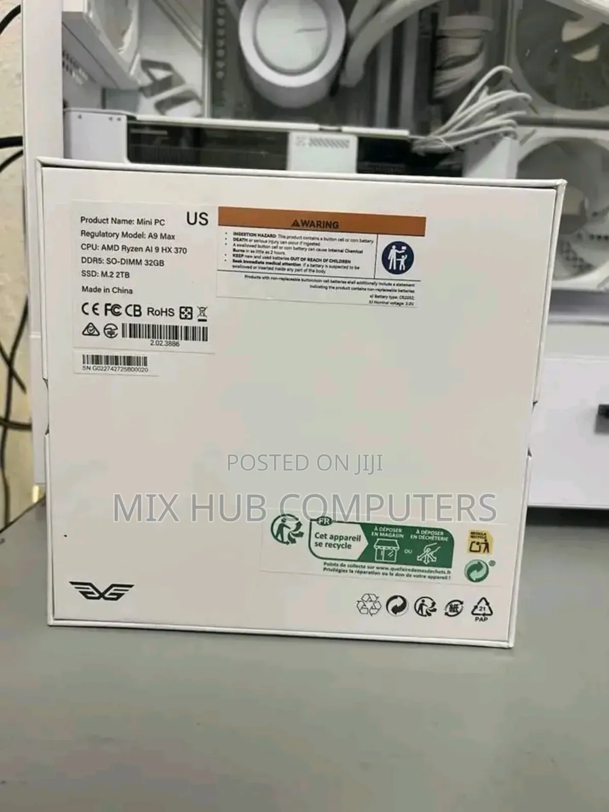 New Desktop Computer 32GB AMD Ryzen 9 SSD 2T