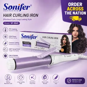 Sonifer Sf-9641 Hair Curling Iron – 32mm