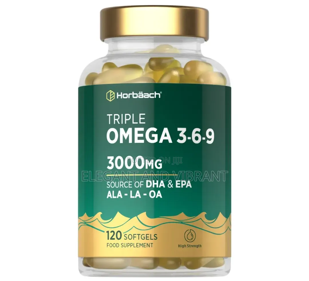 Omega 3-6-9 3000 Mg With Epa, Dha Ala | 120 Softgels