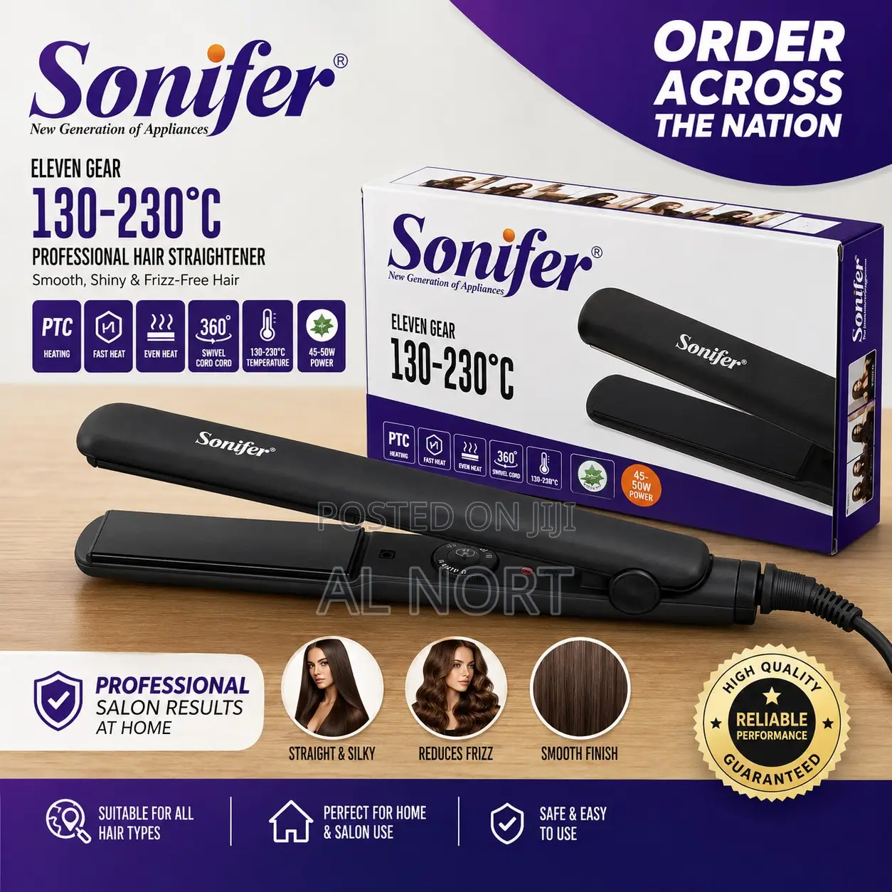 Sonifer Eleven Gear Professional Hair Straightener