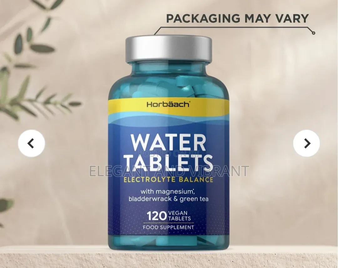 Water Tablets | Electrolyte Balance | 120 Tablets 1