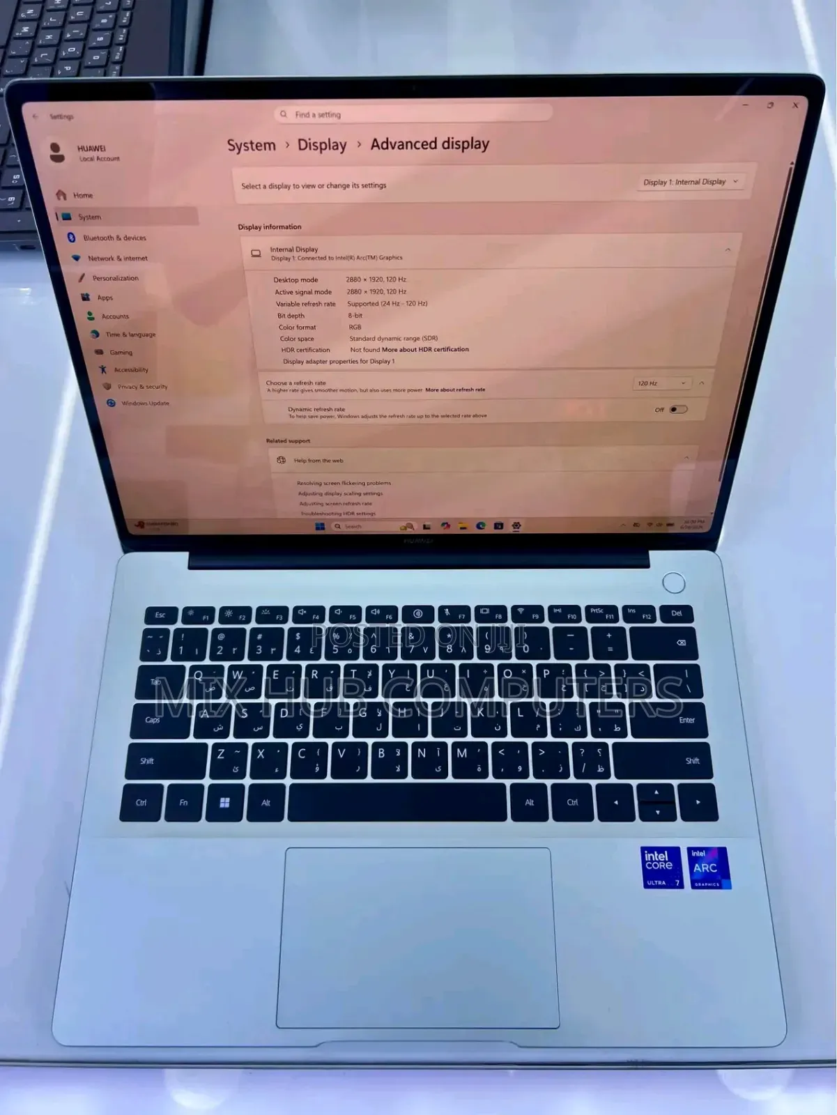 New Laptop Huawei MateBook HZ-W19 16GB Intel Core i5 SSD 512GB