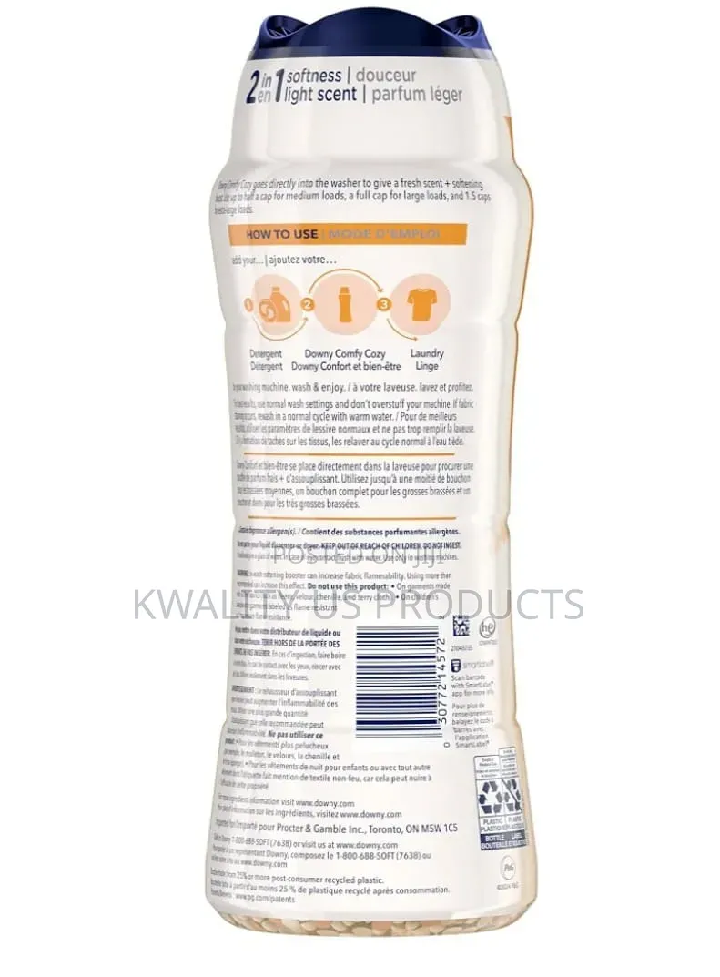 Downy Comfy Cozy in-Wash Laundry Scent Booster - 725 Grams