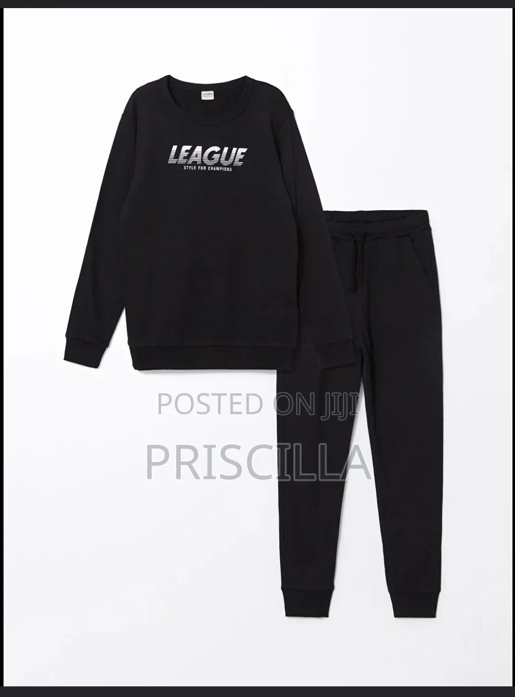 Plain Black Trucksuit