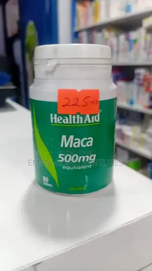 Healthaid Maca 500mg - 60 Vegan Tablets | Energy, Stamina Hormone