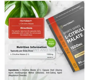 L-Citrulline Malate 1500 Mg | 90 Capsules