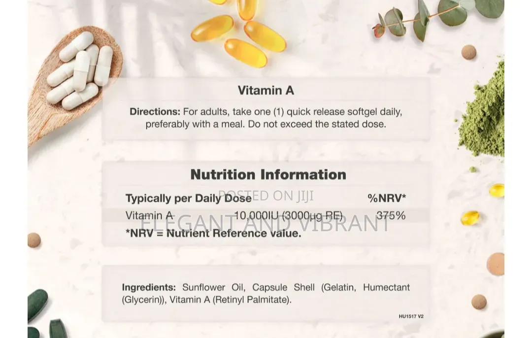 Vitamin a 10,000 Iu | 365 Softgels