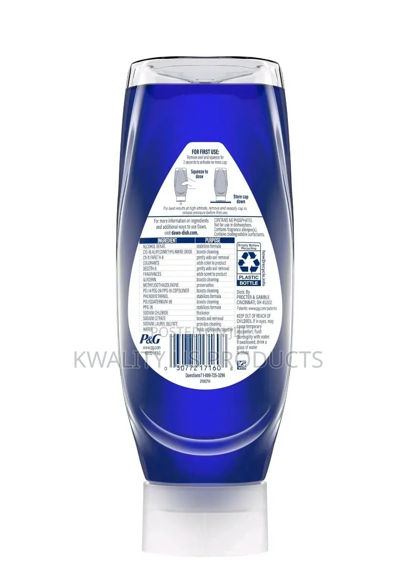 Dawn Platinum Plus Powersuds Dishwashing Liquid - 514ml