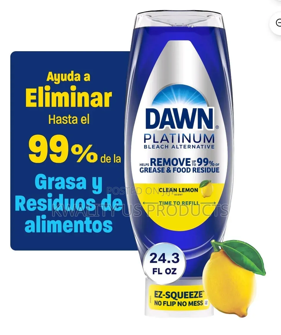 Dawn Platinum Bleach Alternative Dishwashing Liquid - 718ml
