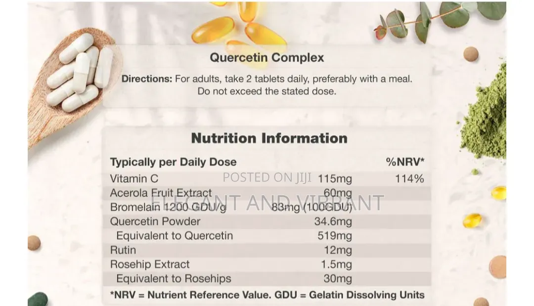 Quercetin Complex 815 Mg | 120 Tablets
