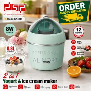 DSP 2-in-1 Yogurt Ice Cream Maker 0.8l – Mint Green