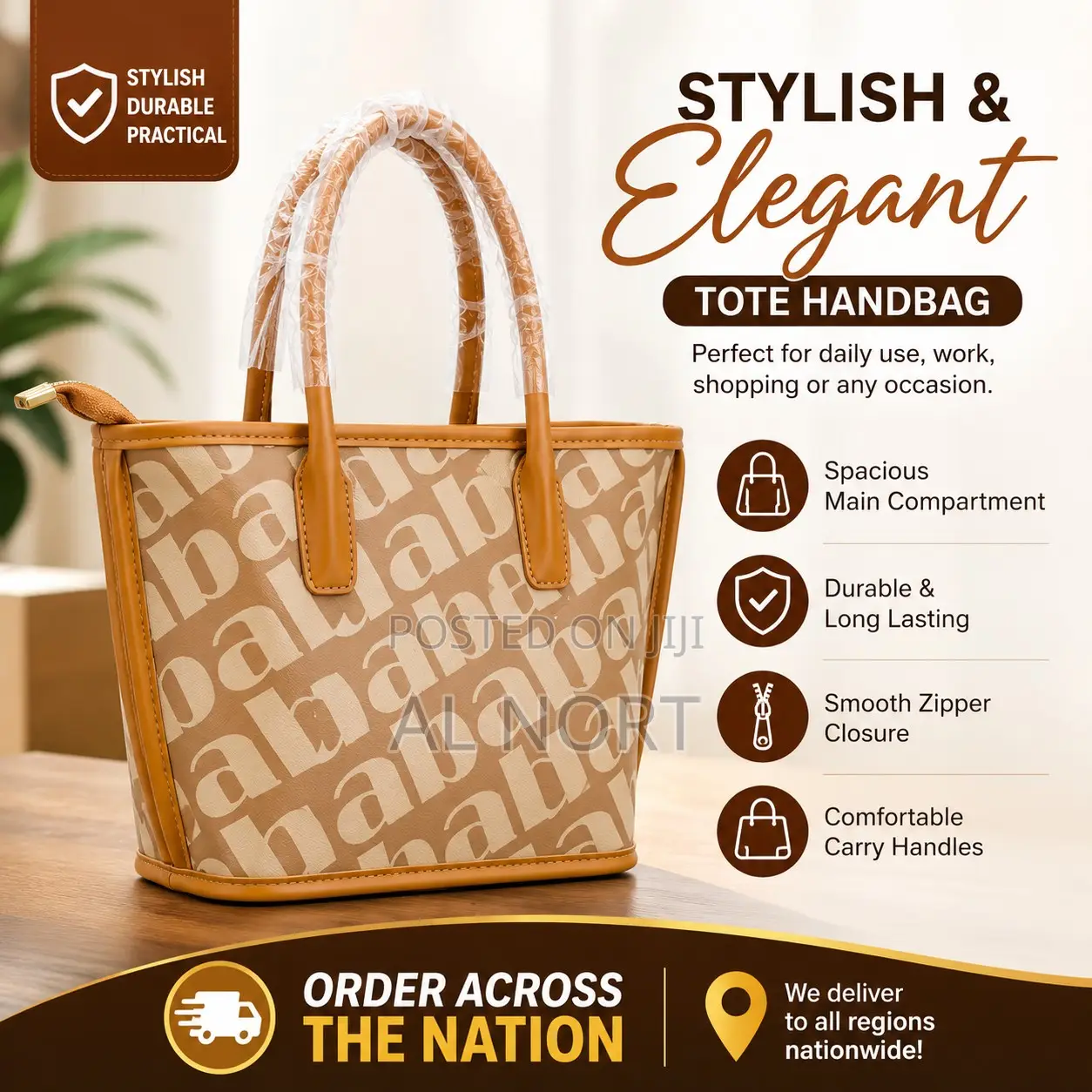 Women's Fashion Canvas Tote Handbag