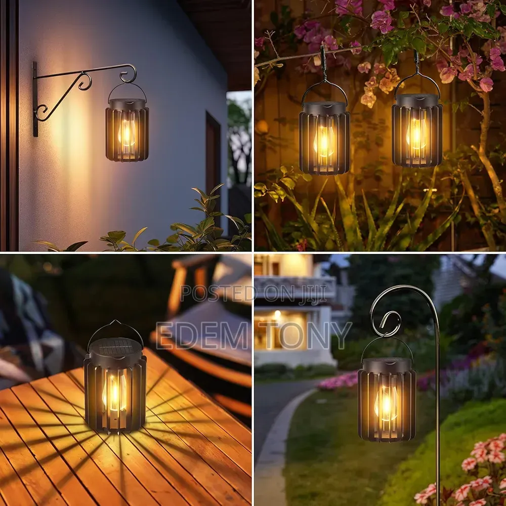 Outdoor Solar Lantern- 2pack