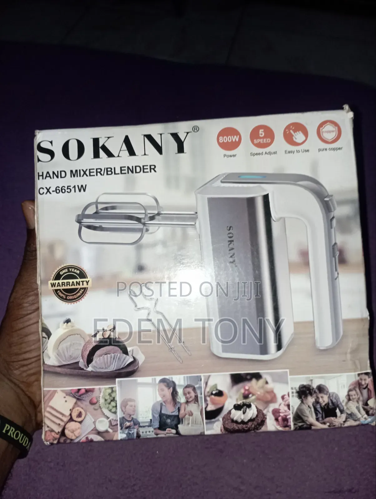 Sokany Hand Mixer/Blender (Model Cx-6651w)