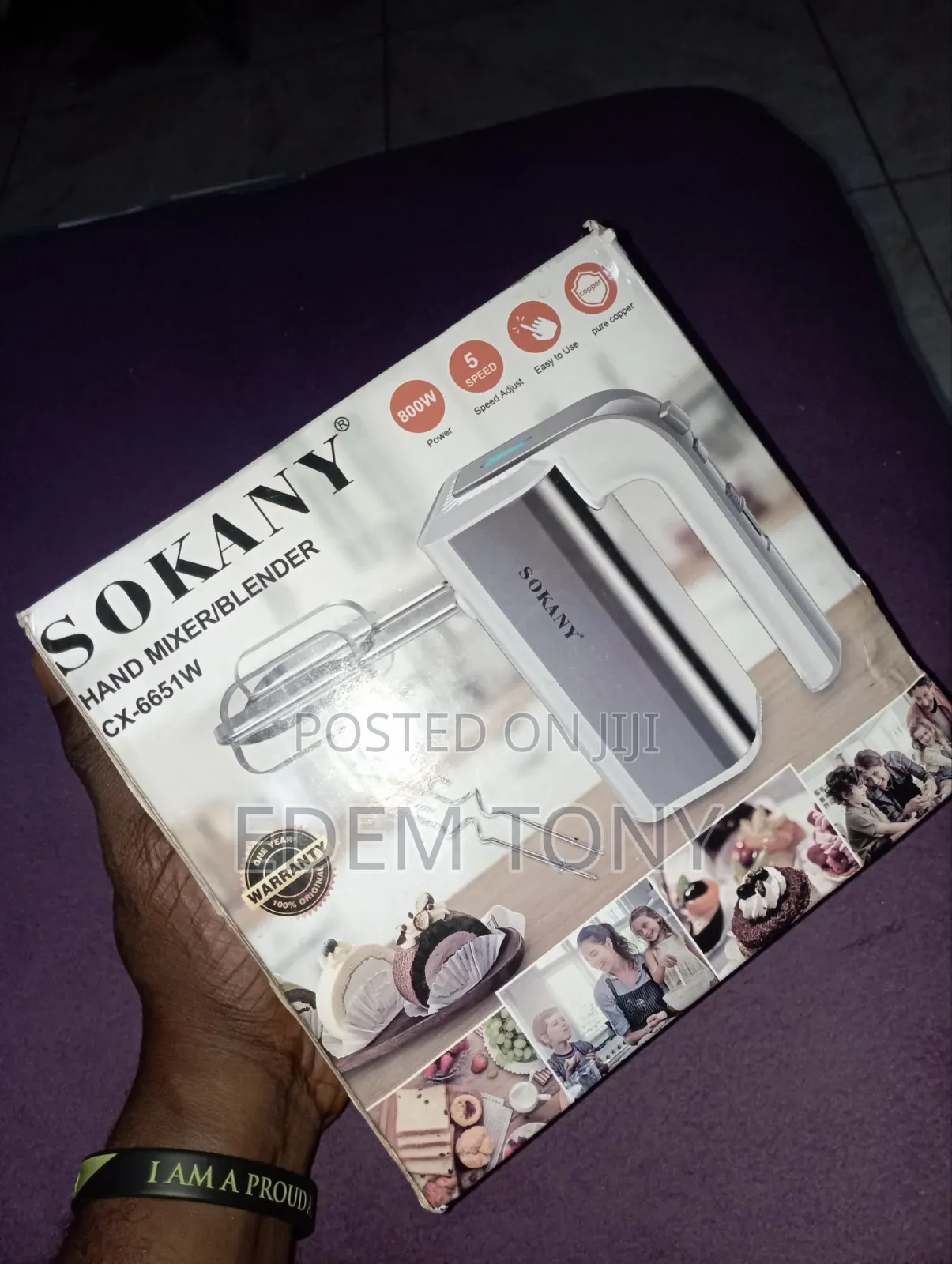 Sokany Hand Mixer/Blender (Model Cx-6651w)