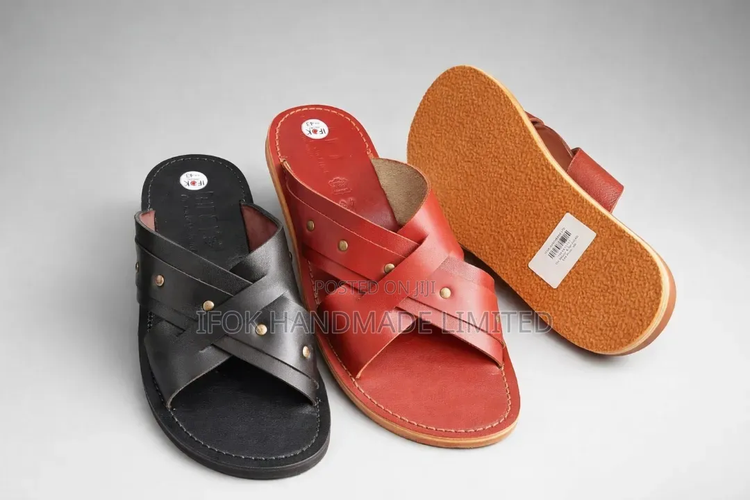 Leather Slippers and Sandals