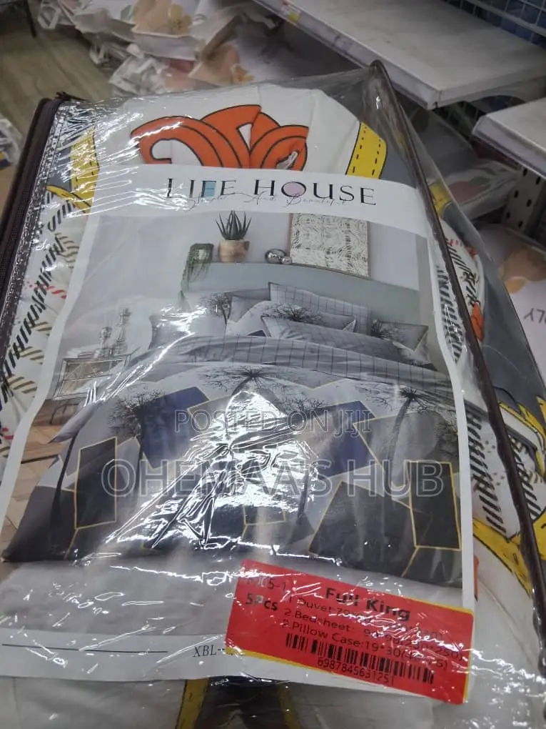 1 Duvet Cover, 2bedsheets, 2pillow Cases