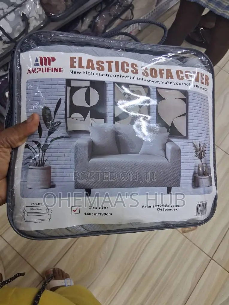 2-Seater High Elastic Sofa Cover