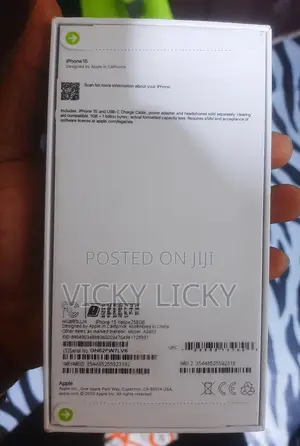 New Apple iPhone 15 256 GB Yellow