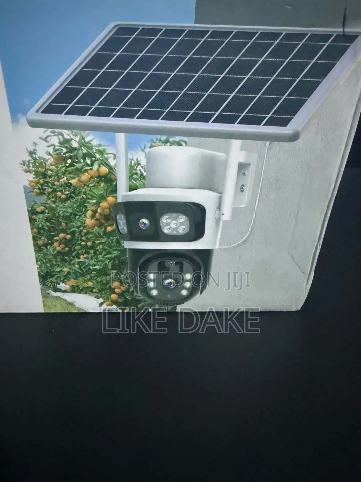 Solar 4g Double Lens 12mp CCTV Security Camera, Eseecloud Waterproof
