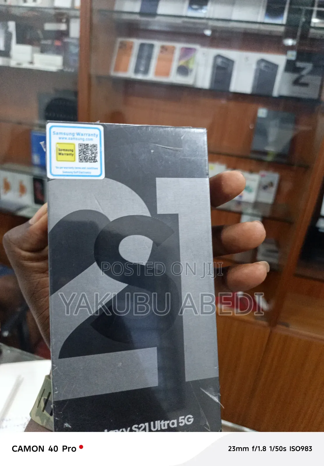 New Samsung Galaxy S21 Ultra 5G 128 GB Black