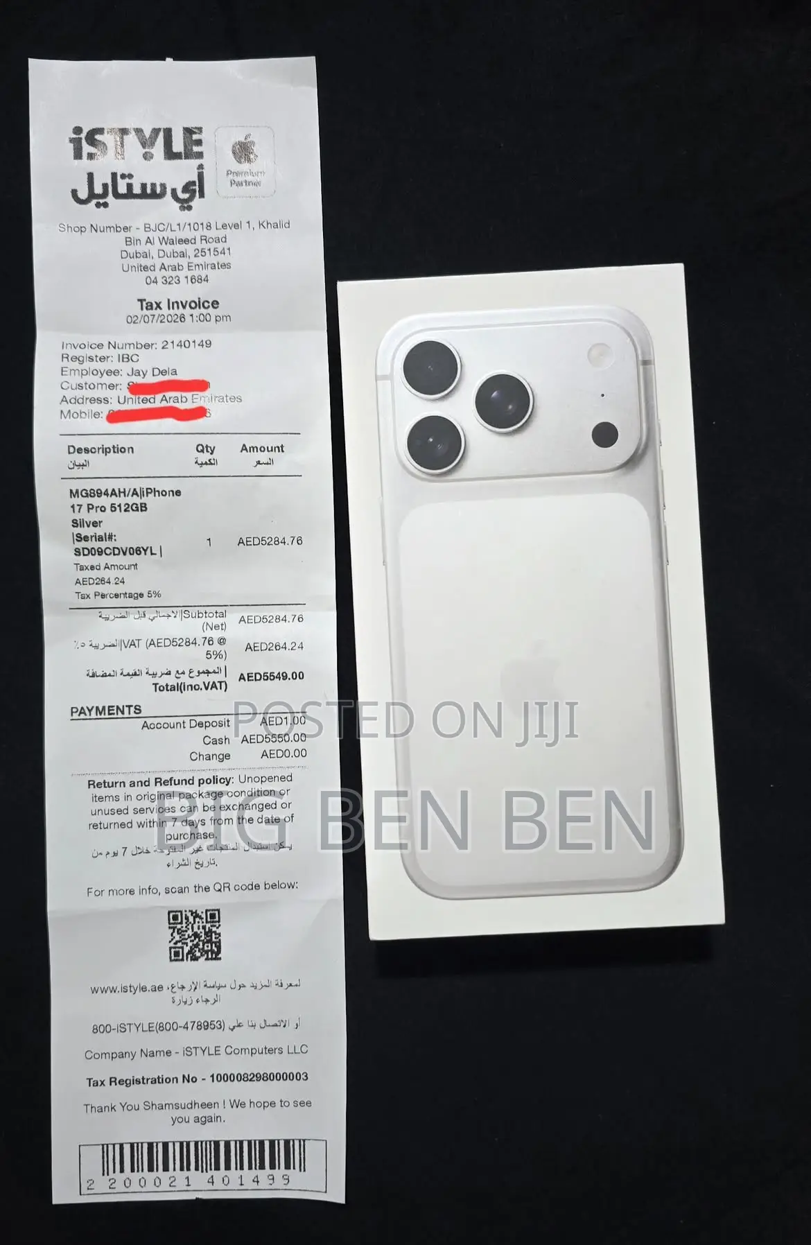 Apple iPhone 17 Pro 512 GB Silver