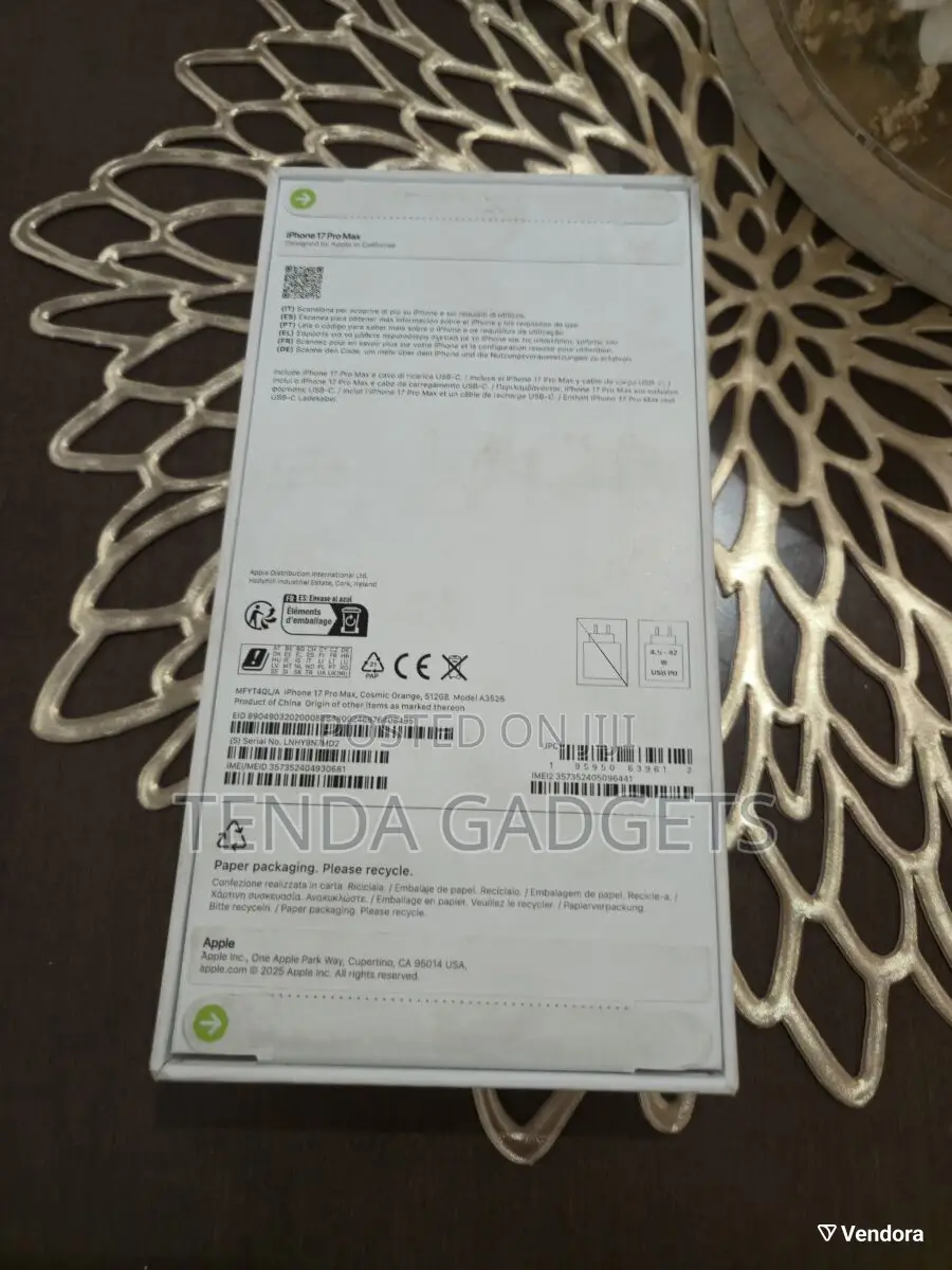 New Apple iPhone 17 Pro Max 1 TB Orange