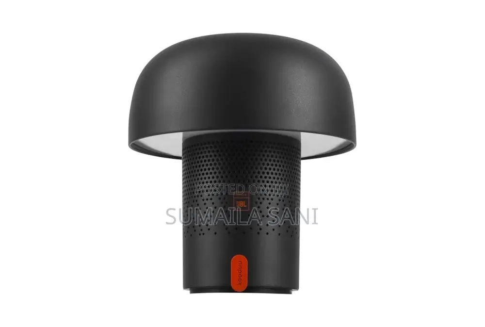 Sensa Black 8inchs Outdoor Led Lamp With Bluetooth Enabled JBL Speaker