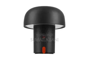 Sensa Black 8inchs Outdoor Led Lamp With Bluetooth Enabled JBL Speaker