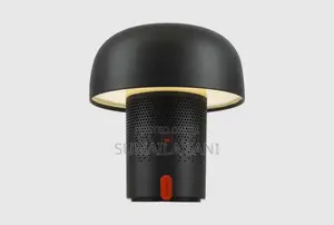 Sensa Black 8inchs Outdoor Led Lamp With Bluetooth Enabled JBL Speaker