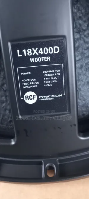 RCF 18 Inches Naked Speaker