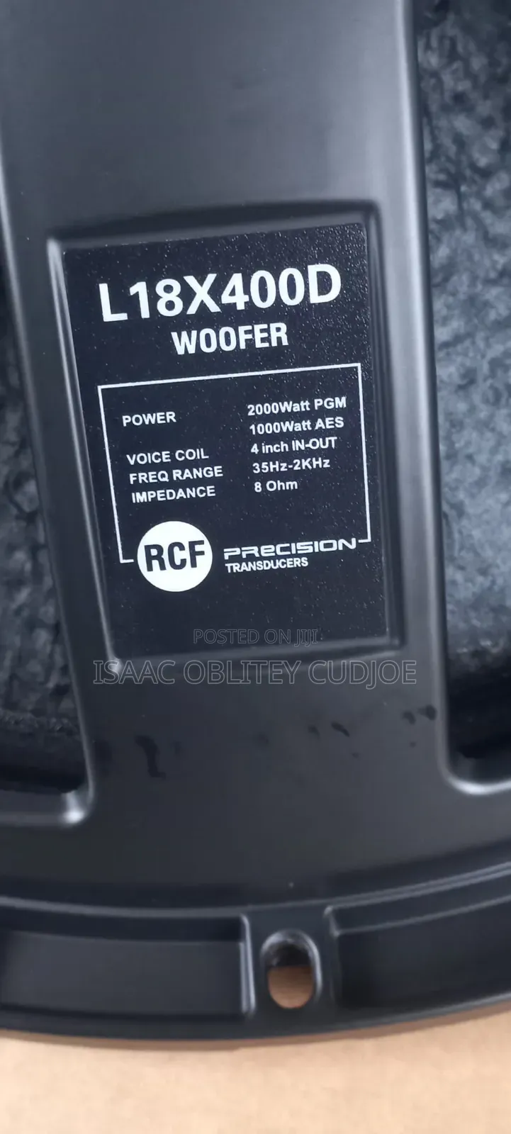 RCF 18 Inches Naked Speaker