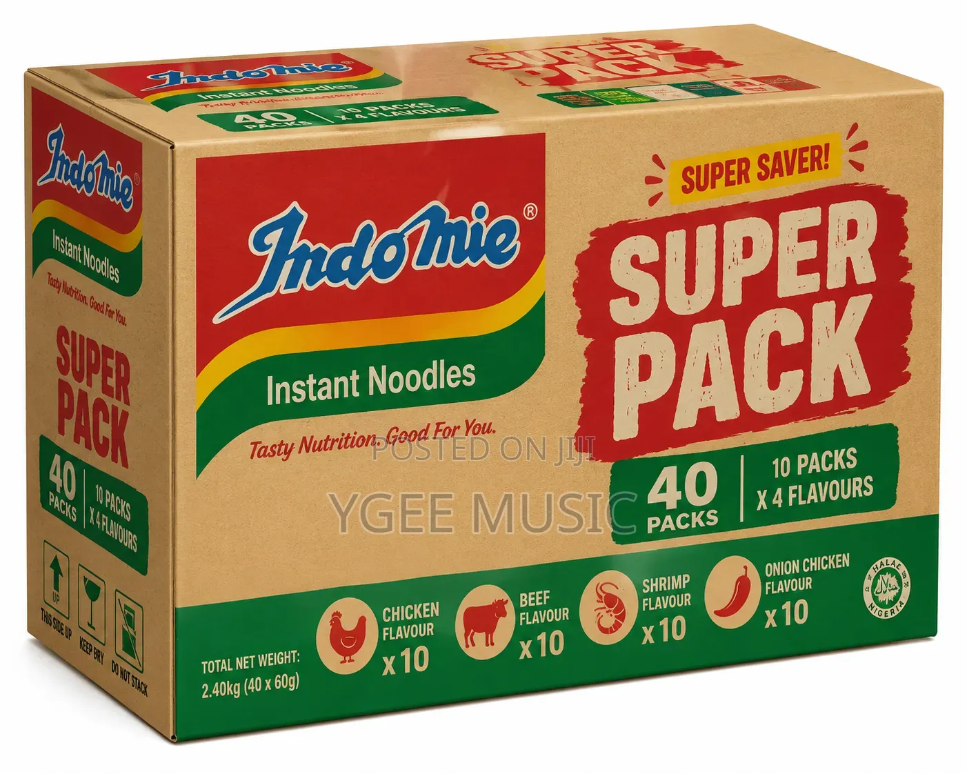 Indomie: Super Pack,Hungry Man, Belle Ful, Regular Pack