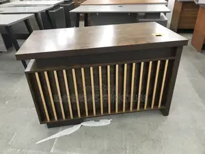 Walnut Executive Office Desk With Lockable Drawers