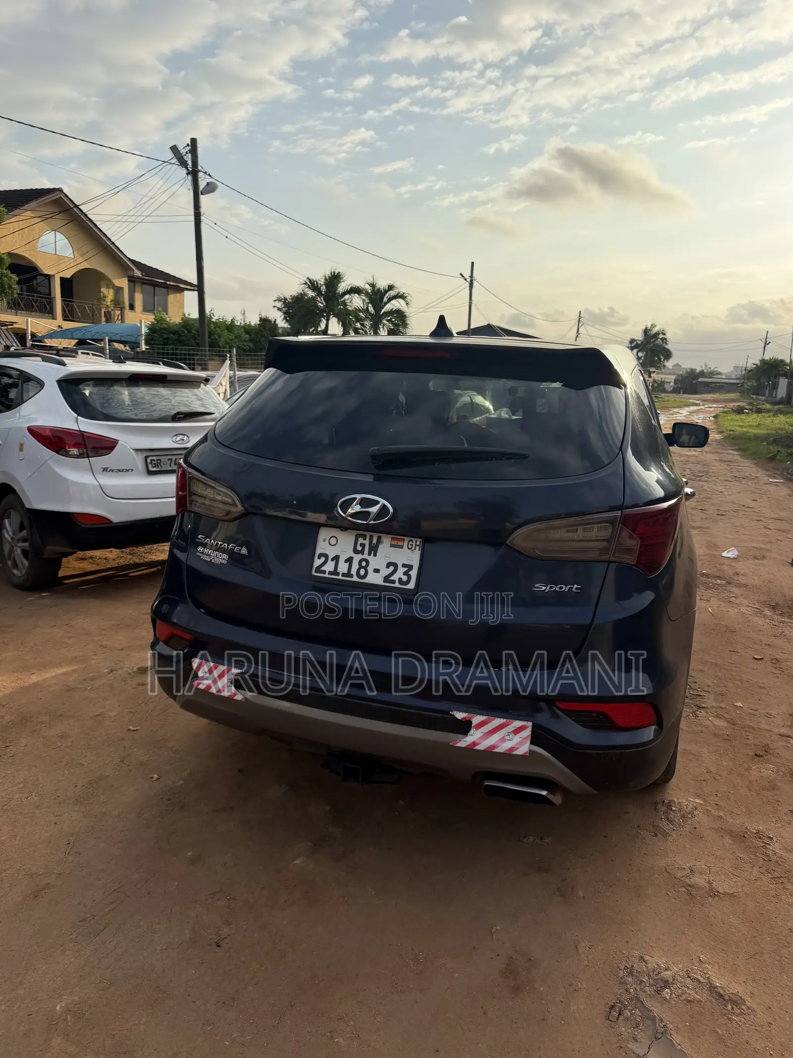 Hyundai Santa Fe SE AWD 2016 Blue