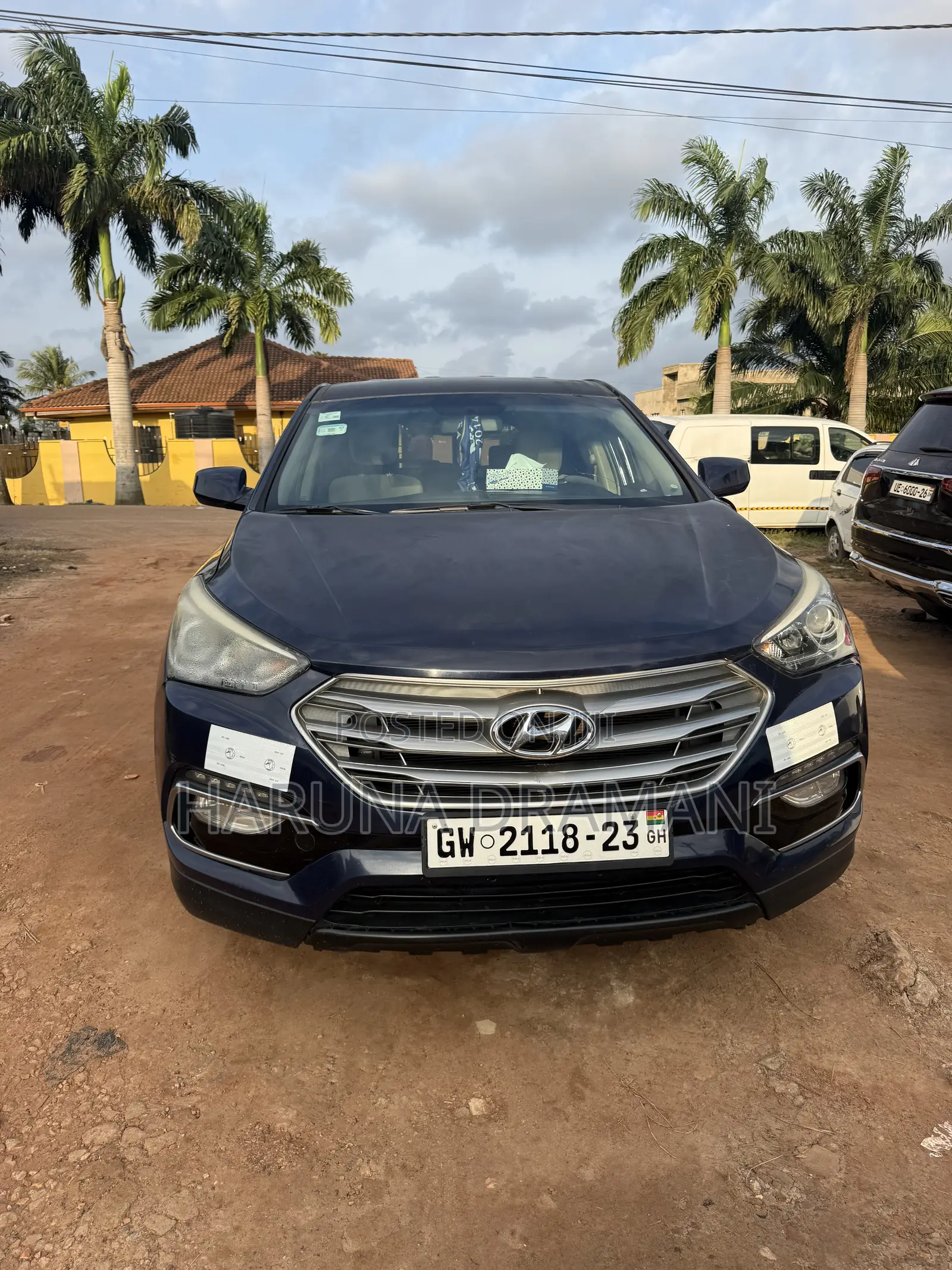 Hyundai Santa Fe SE AWD 2016 Blue