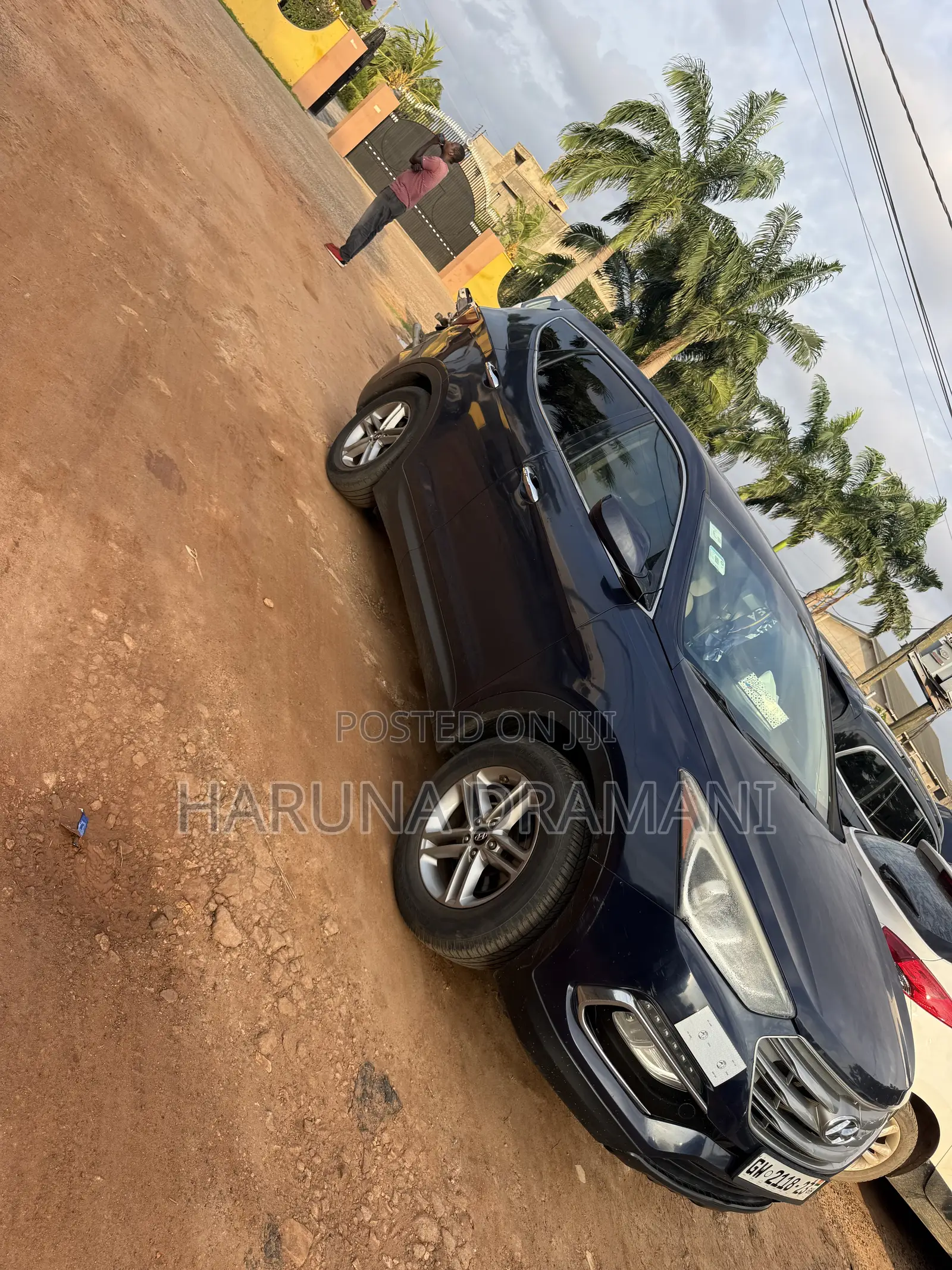 Hyundai Santa Fe SE AWD 2016 Blue