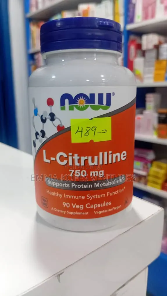Now L-Citrulline 750mg - 90vcaps | Protein Metabolism Immune Support