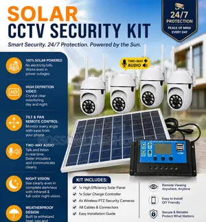 4 Cameras Cctv Kit